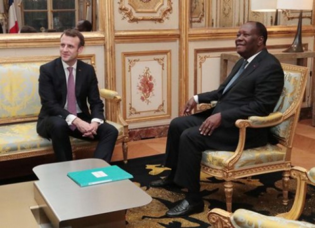 Déjeuner Ouattara-Macron à l’Elysée : Le Capitaine au menu